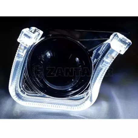 Καπάκι Για Προτζέκτορα 2.5" & 3.0" U-Design Με Led Angel Eyes Χρώμιο 1 Τεμάχιο 