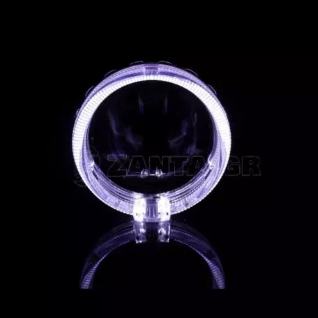 Καπάκια Για Προτζέκτορες 2.5" Mini AE Με Led Angel Eyes Χρώμιο Retrofitlab 2 Τεμάχια 