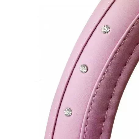 Κάλυμμα Tιμονιού ''Pink Diamonds'' Ροζ Με Στρας Medium 37-39cm 