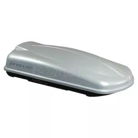 Μπαγκαζιέρα Οροφής Free 420L Silver Με Μονό Άνοιγμα & Quick Fix Τοποθέτηση 