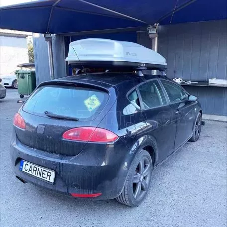 Μπαγκαζιέρα Οροφής Space 530L Silver Γυαλιστερή Με Διπλό Άνοιγμα 