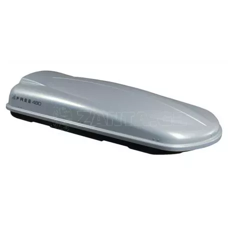 Μπαγκαζιέρα Οροφής Free 480L Silver Με Μονό Άνοιγμα & Quick Fix Τοποθέτηση 