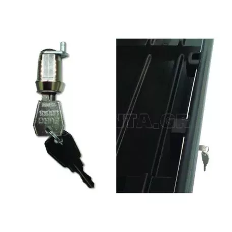 Μπαγκαζιέρα Οροφής Cube 470L Silver Mat Με Μονό Άνοιγμα 
