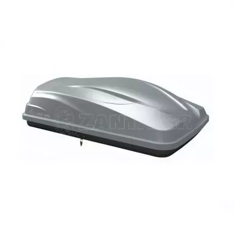 Μπαγκαζιέρα Οροφής Cube 370L Silver Με Μονό Άνοιγμα 