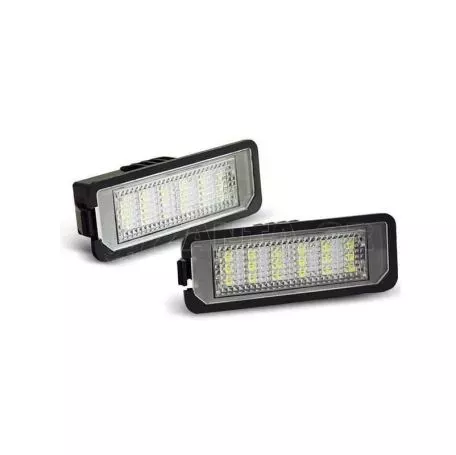 Led Φαναράκια Πινακίδας Για Vw Golf, Passat, Polo, Beetle, Eos, Phaeton, Lupo Ζευγάρι 2 Τεμάχια 