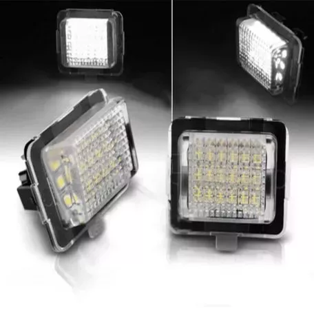 Led Φαναράκια Πινακίδας Για Mercedes-Benz C-Class W204, E-Class W212, C207, CL-Class C216, S-Class W221 Ζευγάρι 2 Τεμάχια 