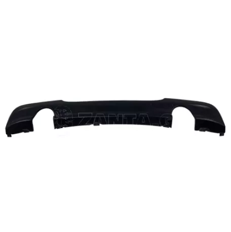 Diffuser πίσω προφυλακτήρα για BMW E90 - M pack design διπλό για μονή εξάτμιση 