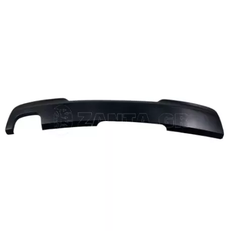 Diffuser πίσω προφυλακτήρα για BMW F10 - M pack design μονό για διπλή εξάτμιση 