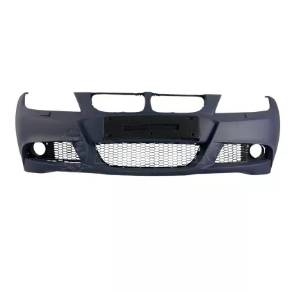 Προφυλακτήρας εμπρός για BMW E90 / E91 (2008+) - M pack design με ανοίγματα για πιτσιλίθρες, χωρίς parktronic