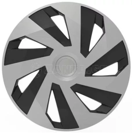 Τάσια Versaco Vector Ασημί / Μαύρο- 14'' - 4τμχ. 