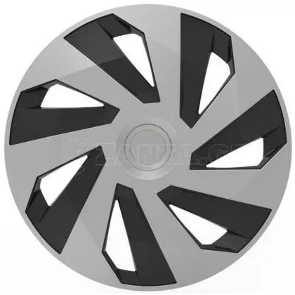 Τάσια Versaco Vector Ασημί / Μαύρο- 14'' - 4τμχ.