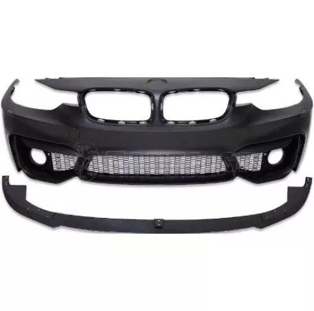 Προφυλακτήρας εμπρός για BMW F30 (2011+) - M3 με lip - χωρίς ανοίγματα για parktronic, για προβολάκια 
