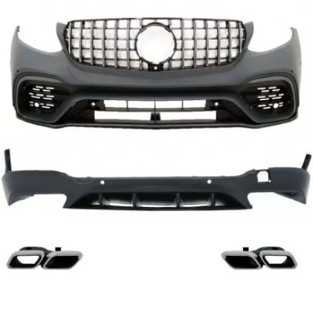 AMG pack body kit πακέτο για Mercedes GLC SUV X253  (2015-2019) - AMG S63 Design 