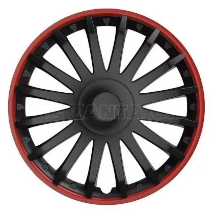 Τάσια Versaco Crystal Black / Red - 15" σετ - 4τμχ.