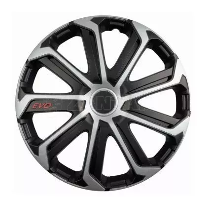 Τάσια Versaco Evo Black / Silver - 15" σετ - 4τμχ.