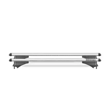 Μπάρες οροφής αυτοκινήτου Menabo Tiger Silver XL, για ενσωματωμένες παράλληλες μπάρες, χωρίς κενό – 2 τμχ. 