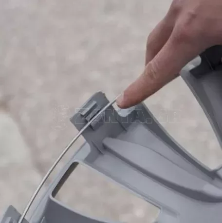 Τάσια αυτοκινήτου ROYAL RC - 14" - Ασημί - 4 τμχ. 