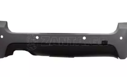 Diffuser για πίσω προφυλακτήρα M pack BMW E60 sedan / combi (2003-2010) - μονό 