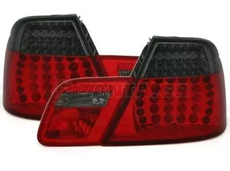 Πίσω φανάρια led για BMW E46 Coupe (2003+) -φιμέ φλας - σετ 2τμχ. 