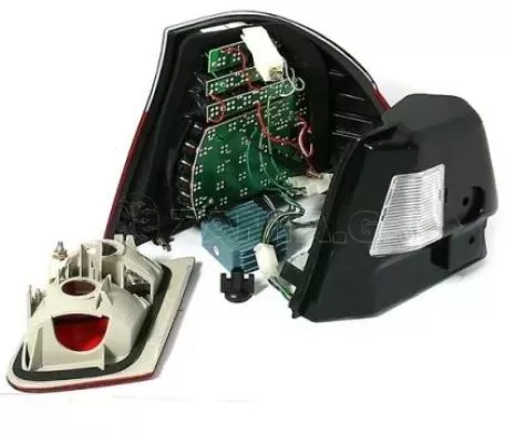 Πίσω φανάρια led για BMW E46 sedan (2001-2005) - φιμέ φλάς - σετ 2τμχ. 