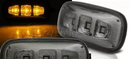 Led φλας για Audi A4 B6 B7  (2001-2008)  -  φιμέ - σετ 2τμχ. 