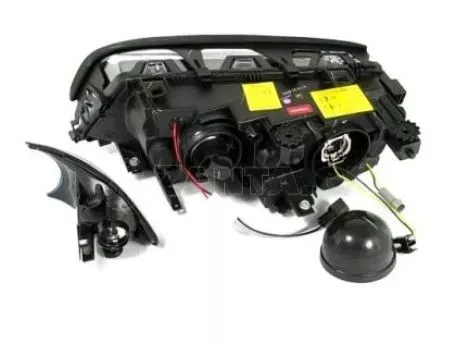 Φανάρια εμπρός angel eyes για BMW E46 coupe και cabrio (1999-2003) , χωρίς λάμπες (Η7) - σετ 2τμχ. 