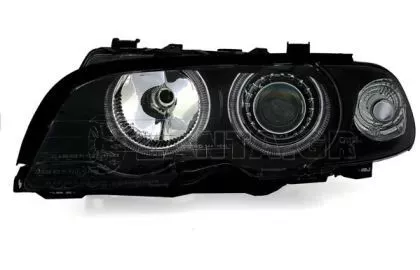 Φανάρια εμπρός angel eyes για BMW E46 coupe και cabrio (1999-2003) , χωρίς λάμπες (Η7) - σετ 2τμχ. 