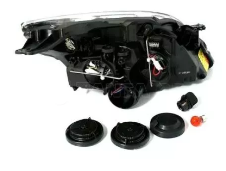 Φανάρια εμπρός angel eyes για Opel Vectra C (2005-2009) - chrome , χωρίς λάμπες (Η7) - σετ 2τμχ. 