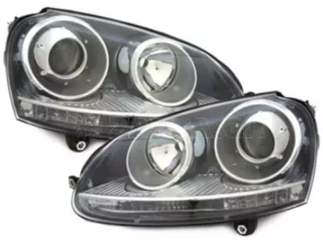 Φανάρια εμπρός για Vw Golf 5 - GTI design , χωρίς λάμπες (Η7) - σετ 2τμχ. 