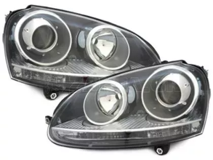 Φανάρια εμπρός για Vw Golf 5 - GTI design , χωρίς λάμπες (Η7) - σετ 2τμχ.