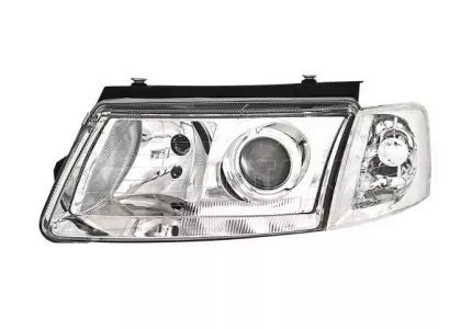 Φανάρια εμπρός για Vw Passat 3Β/B5 (1997-2000) - chrome , με λάμπες (Η1) - σετ 2τμχ. 
