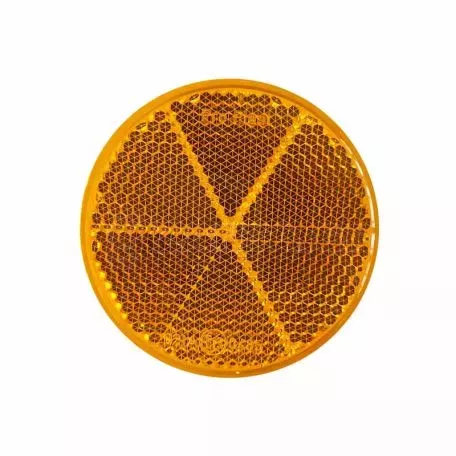 Αντανακλαστικό Αυτοκόλλητο Στρόγγυλο 60mm Proplast Πορτοκαλί 26101101 1 Τεμάχιο 