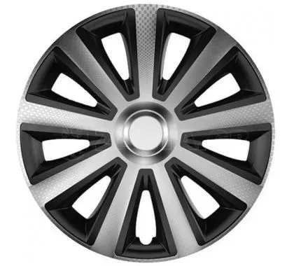Τάσια Versaco Carbon Aviator Ασημί / Μαύρο - 15'' - 4τμχ.