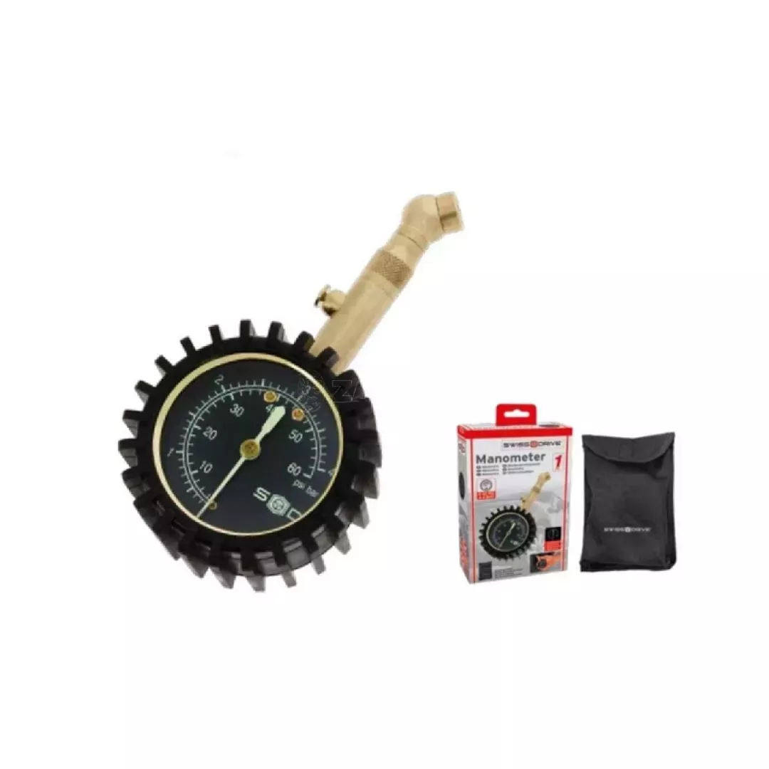 Μετρητής Πίεσης Ελαστικών Αναλογικός 60 Psi 4 Bar Swiss Drive TYRE050