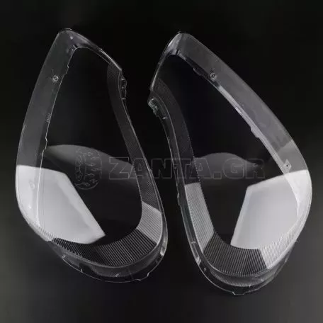 Κρύσταλλα Φαναριών Για Porsche Cayenne 1 957 Facelift 07-10 Clear 2 Τεμάχια 
