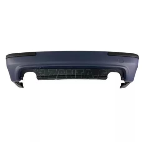 Πίσω προφυλακτήρας για BMW E39 sedan με διπλό diffuser - M5 design χωρίς ανοίγματα για parktronic 