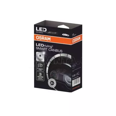 Αντίστασεις Canceller Canbus Για Led Με H7 Κούμπωμα Plug & Play 12Volt Osram LEDriving Smart Canbus LEDSC01-2HFB 2 Τεμάχια 