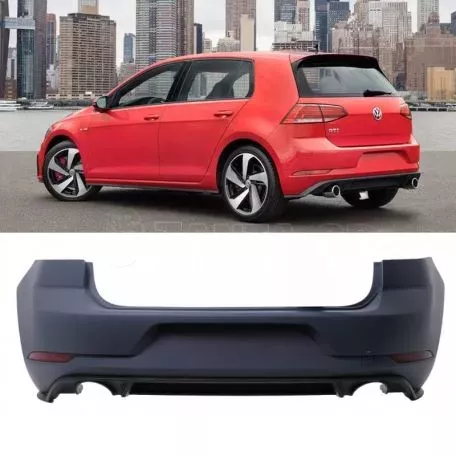Πισινός Προφυλακτήρας Για VW Golf VII (7 & 7.5) 13-19 Upgrade GTI Look 