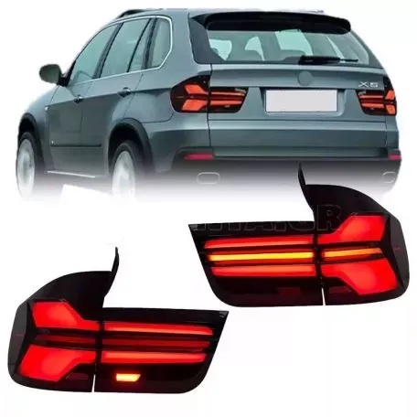 Πισινά Φανάρια Set Για Bmw X5 E70 07-13 Led Bar Upgrade to G05 LCI Look Smoke 