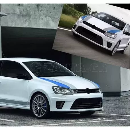 Μπροστινός Προφυλακτήρας Για VW Polo 6R (2009-2017) WRC Look Με Μάσκα 