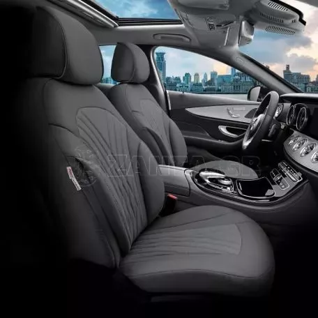 Καλύμματα Αυτοκινήτου Otom Progressive Design Universal Full Δερματίνη Σετ Εμπρός / Πίσω 11 Τεμαχίων Γκρι ΡRG-103 