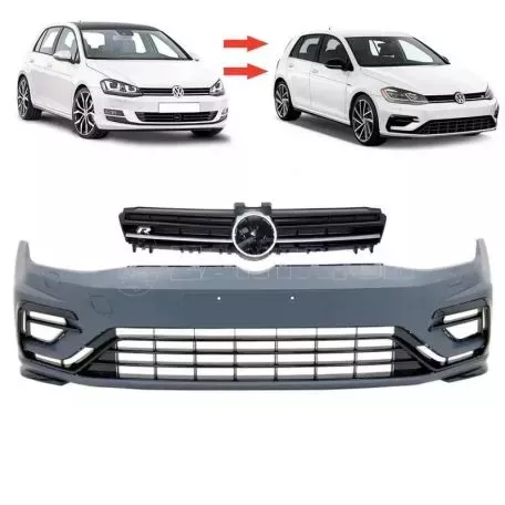 Body Kit Για VW Golf VII (7) 13-17 Upgrade To 7.5 17-19 R Look 