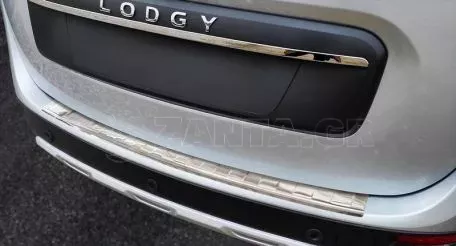 Προστατευτικό Πίσω Προφυλακτήρα Για Dacia Lodgy 2012-2017 & 2017+ Από Ανοξείδωτο Ατσάλι (Steel) 