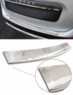Προστατευτικό Πίσω Προφυλακτήρα Για Dacia Lodgy 2012-2017 & 2017+ Από Ανοξείδωτο Ατσάλι (Steel) 