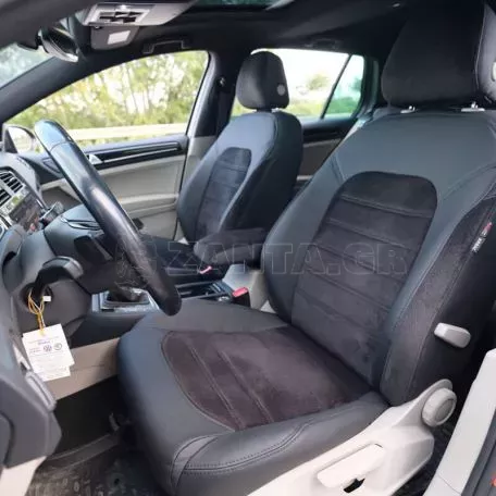 Καλύμματα Αυτοκινήτου Otom Custom Fit Για VW Golf VII (7) 12-20 Sued / Rachel / Δερματίνη Σετ Εμπρός / Πίσω 14 Τεμαχίων Μαύρο 56052_ΚV_LD 