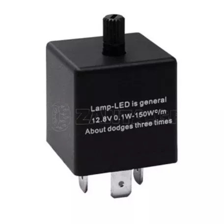 Ρελέ Αυτοκινήτου Flasher Για Led 12 Volt Ρυθμιζόμενο (Positive Connection) 0.02A-20A  CF13KT 1 Τεμάχιο 