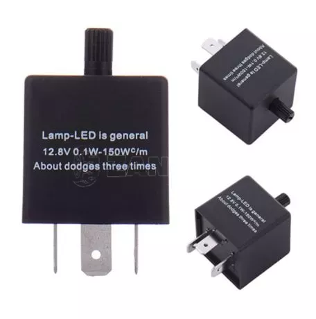 Ρελέ Αυτοκινήτου Flasher Για Led 12 Volt Ρυθμιζόμενο (Negative Connection) 0.02A-20A  CF14KT 1 Τεμάχιο 