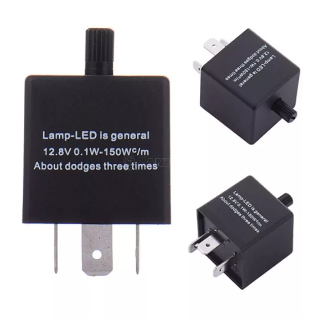 Ρελέ Αυτοκινήτου Flasher Για Led 12 Volt Ρυθμιζόμενο (Negative Connection) 0.02A-20A CF14KT 1 Τεμάχιο