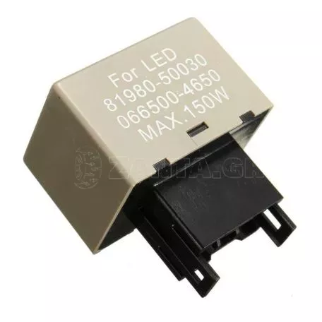 Ρελέ Αυτοκινήτου Flasher Για Led 12 Volt 8P 1 Τεμάχιο 