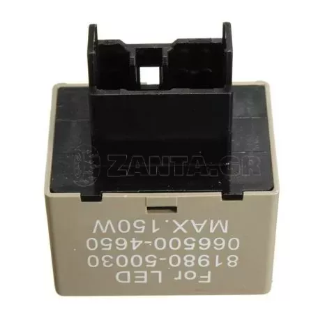 Ρελέ Αυτοκινήτου Flasher Για Led 12 Volt 8P 1 Τεμάχιο 